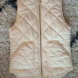J. Crew Women's Quilted Tan Vest